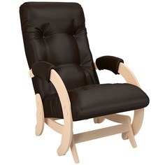 Кресло-глайдер oxford-68 (milli) коричневый 55x100x88 см.