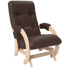 Кресло-глайдер oxford-68 (milli) коричневый 55x100x88 см.