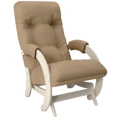 Кресло-глайдер oxford-68 (milli) бежевый 55x100x88 см.
