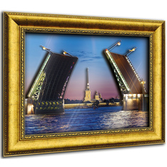 Хобби и Творчество VIZZLE Объемная картина Дворцовый мост