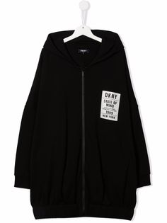 Dkny Kids длинное худи на молнии