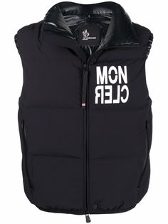 Moncler Grenoble дутый жилет с логотипом