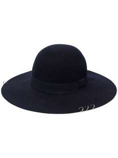 catarzi шляпа-федора с широкими полями