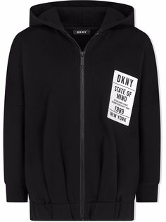 Dkny Kids худи на молнии с логотипом