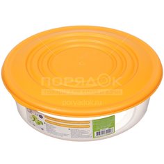Контейнер пищевой пластик, 1.77 л, кругл, Алеана, 167035