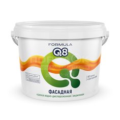 Краска водоэмульсионная Formula Q8 фасадная, 3 кг