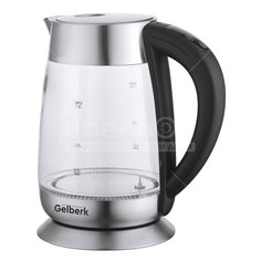 Чайник электрический стеклянный Gelberk GL-409, 1.8 л, 2.2 кВт