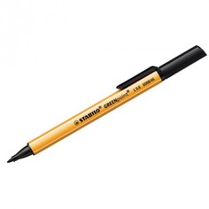 Ручка капиллярная Stabilo "GREENpoint" 6088 черный