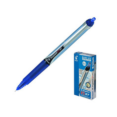 Ручка роллерн. Pilot BXRT-V5-L синий d=0.25мм синие сменный стержень линия 0.25мм резин. манжета 12 шт./кор.