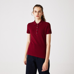 Женское поло Lacoste Slim Fit из эластичного хлопка