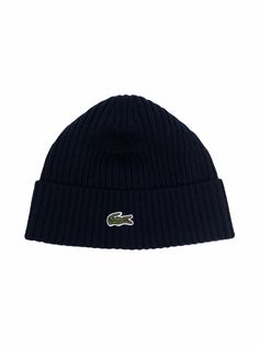 Lacoste Kids шапка бини с нашивкой-логотипом