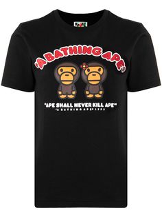 A BATHING APE® футболка с логотипом Bape