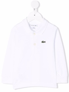 Lacoste Kids рубашка поло с нашивкой-логотипом