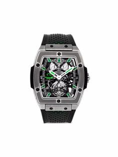 Hublot наручные часы MP-06 Senna Tourbillon Limited Edition pre-owned 43 мм