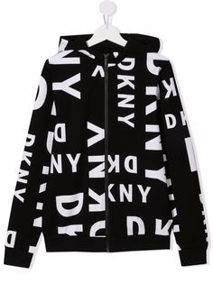 Dkny Kids худи на молнии с логотипом