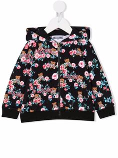 Moschino Kids худи с узором Toy Bear