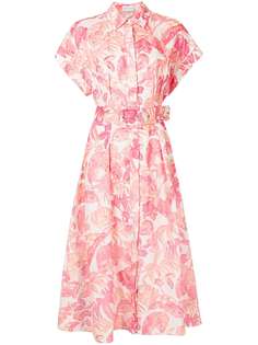Rebecca Vallance платье-рубашка Tropicale длины миди