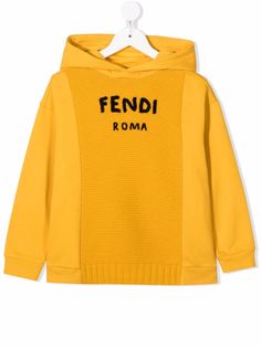 Fendi Kids худи с логотипом