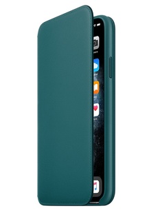 Чехол для APPLE iPhone 11 Pro Max Leather Folio Peacock MY1Q2ZM/A