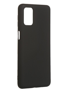 Чехол с микрофиброй DF для Samsung Galaxy M31s Silicone Black sOriginal-19