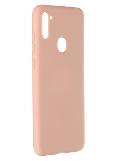 Чехол Pero для Samsung Galaxy A11 / M11 Liquid Silicone Pink PCLS-0005-PK ПЕРО