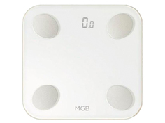 Весы напольные MGB Body fat scale Glass Edition White MGB F19 BW