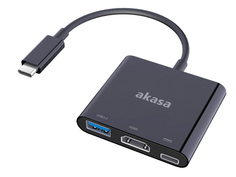 Akasa USB Type-C to HDMI/USB/Type-C 15cm AK-CBCA01-15BK