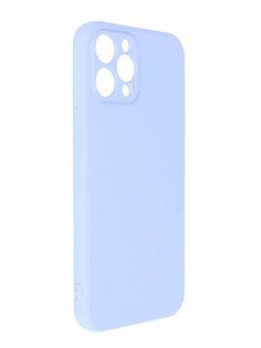 Чехол Pero для APPLE iPhone 12 Pro Max Liquid Silicone Light Blue PCLS-0026-LB ПЕРО