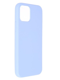 Чехол Pero для APPLE iPhone 12 / 12 Pro Liquid Silicone Light Blue PCLS-0025-LB ПЕРО