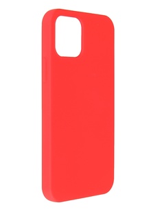 Чехол Pero для APPLE iPhone 12 / 12 Pro Liquid Silicone Red PCLS-0025-RD ПЕРО