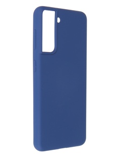 Чехол Pero для Samsung Galaxy S21 Liquid Silicone Blue PCLS-0037-BL ПЕРО