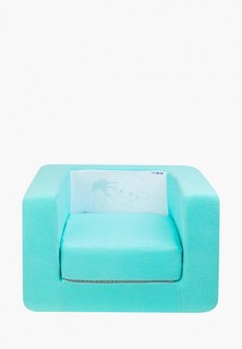 Игрушка мягкая Paremo Раскладное бескаркасное (мягкое) детское кресло серии "Дрими", цвет Аквамарин