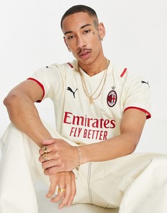 Кремовая рубашка Puma Football AC Milan 21/22 Away-Белый