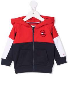 Tommy Hilfiger Junior худи в стиле колор-блок с логотипом