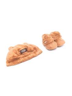 UGG Kids комплект Bixbee из шапки и пинеток