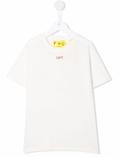 Off-White Kids футболка Stamp с логотипом