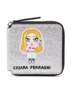 Chiara Ferragni Kids кошелек на молнии с логотипом