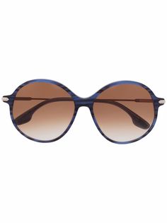 Victoria Beckham Eyewear солнцезащитные очки в массивной круглой оправе