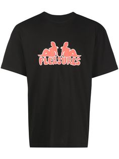Pleasures футболка Thicc с логотипом