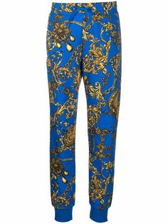 Versace Jeans Couture спортивные брюки с узором Baroque