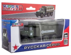 Грузовик военный KiddieDrive медицинский, инерционный, 12см