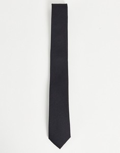 Однотонный галстук French Connection-Черный цвет