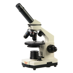 Микроскоп Микромед Эврика монокуляр 40-1280х на 3 объек. белый
