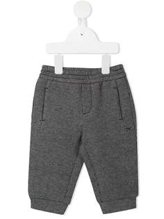 Emporio Armani Kids спортивные брюки в ломаную клетку