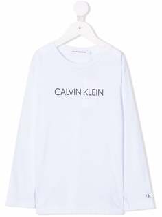 Calvin Klein Kids футболка с логотипом