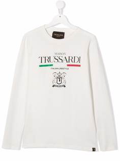 TRUSSARDI JUNIOR футболка с логотипом