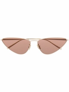 Saint Laurent Eyewear солнцезащитные очки в оправе кошачий глаз