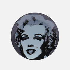 Тарелка Ligne Blanche Andy Warhol Black Marilyn Medium, цвет чёрный