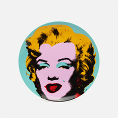 Тарелка Ligne Blanche Andy Warhol Blue Marilyn Medium, цвет голубой