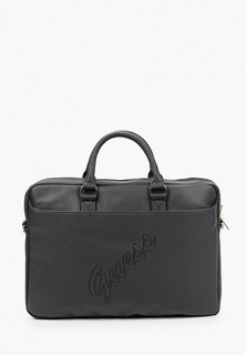 Сумка Guess 15", Saffiano Script logo Bag Black